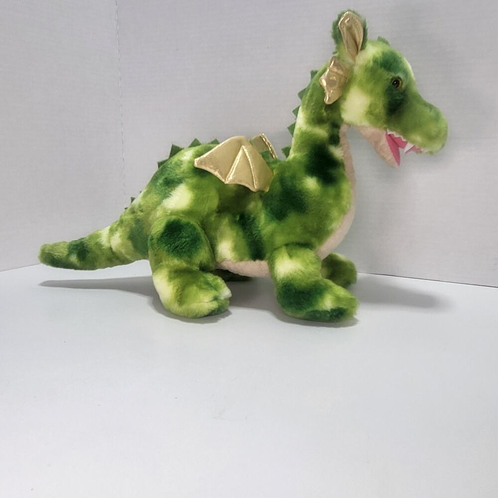 Vollenth The Green Dragon Stuffed Dinosaur Toy 18" Aurora Ferocious Dinos - Picture 4 of 10